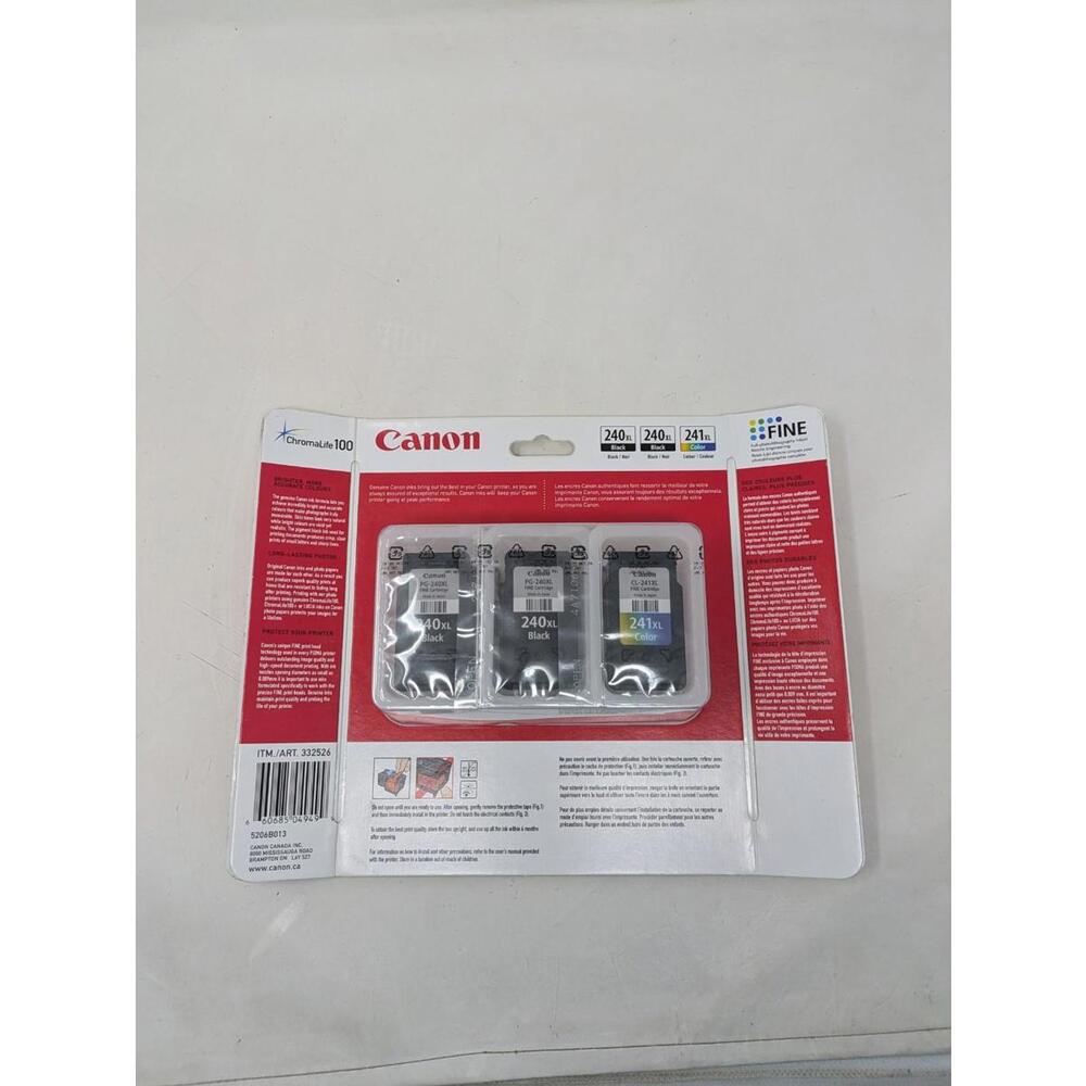 Genuine Canon Ink Cartridge Multipack PG-240XXL Black & CL-241XL Color Combo OEM